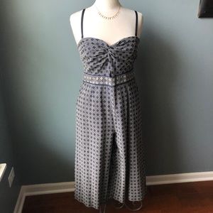 Anthropologie Elevenses Remy Cropped Jumpsuit